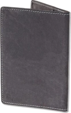 Woodland Leren Etui Voor Paspoort En Gele Boekje - Grijs / Antraciet -Voyago Winkel 764x1200 10