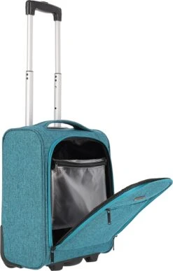 Travelite Handbagage Zachte Koffer / Trolley / Reiskoffer - Cabin - 43 Cm - Blauw -Voyago Winkel 765x1200