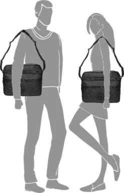 Handbagage Reistas 40x30x20 - Zwart - Schouderband -Voyago Winkel 768x1200 10