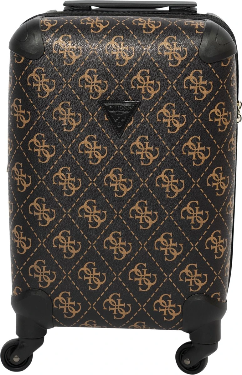 Guess Berta 18 In 4 Wheeler Dames Reiskoffer - Bruin 8 Guess Berta 18 In 4 Wheeler Dames Reiskoffer - Bruin - Afbeelding 6