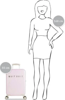 SUITSUIT - Fabulous Fifties - Pink Dust - Handbagage (55 Cm) -Voyago Winkel 777x1200 1
