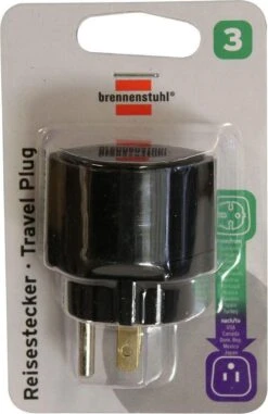 Brennenstuhl Travel Adapter Met Aarding => USA -Voyago Winkel 777x1200 6