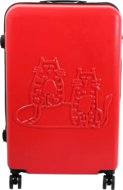 Biggdesign Cats Koffer - Ruimbagage Koffer - Rood - Large -Voyago Winkel 778x1200 6