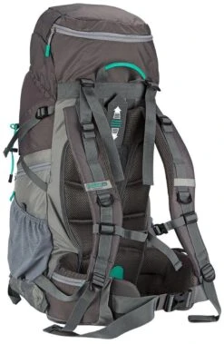 Abbey Rugzak Trekking Met Verstelsysteem - Sphere 60L - Antraciet/Grijs/Smaragd -Voyago Winkel 782x1200 12