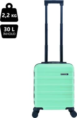 CabinMax Handbagage Koffer - Trolley 30L - Harde Reiskoffer - 45x36x20cm - Lichtgewicht - Groot Capaciteit - Mint Green -Voyago Winkel 785x1200 2