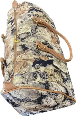 Leonardo Weekendtas Cats 50Liter Limited Edition - Reistas - 50x30x30 - Duffelbag Poes Kittens -Voyago Winkel 786x1200 5