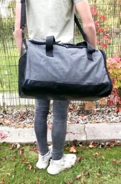 Reistas Deluxe | 40 Liter Weekendtas | 52x 26x 32cm | Reistas | Sport Tas | Grijs -Voyago Winkel 790x1200 7