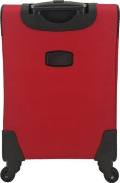 SB Travelbags Bagage Stoffen Koffer 75cm 4 Wielen Trolley - Rood -Voyago Winkel 791x1200 6