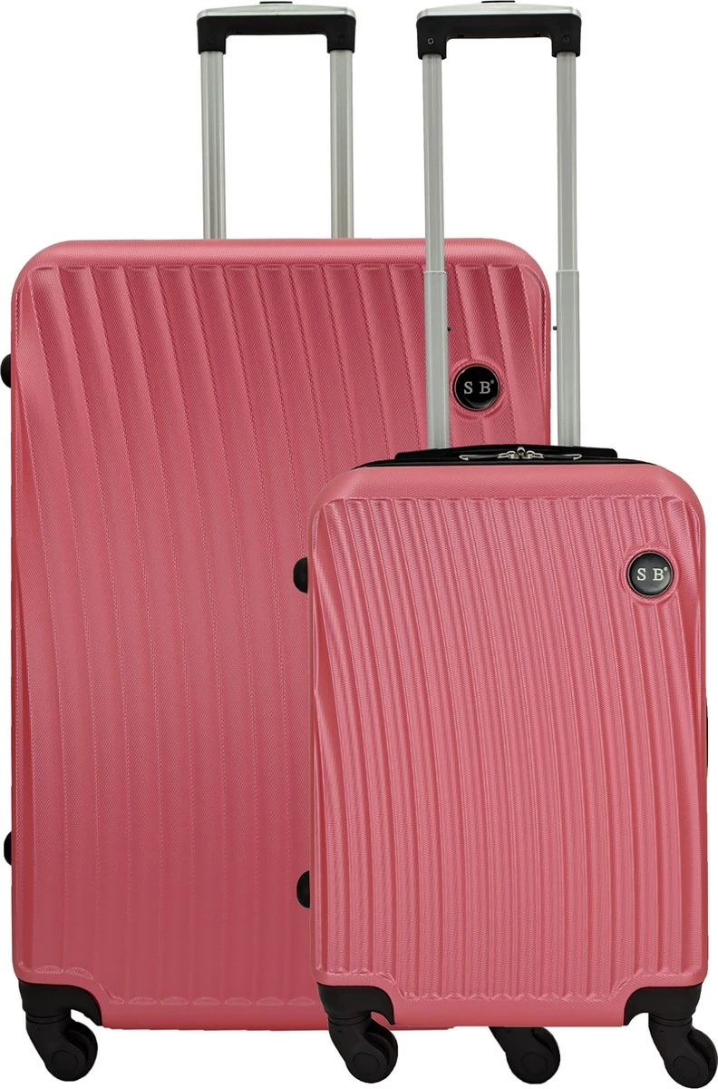 SB Travelbags Kofferset - 2 Delige -Roze - 75cm/55cm 3 SB Travelbags Kofferset - 2 Delige -Roze - 75cm/55cm