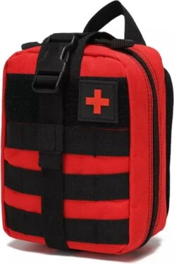 Alta-X Outdoor - Ehbo Tas Rood - Medicijntas - First Aid Bag - Jacht Survival Militaire Edc Pack Molle - Tactical Heuptas Outdoor Sos Pouch Leger Medische Kit Taille Riem Rugzak -Voyago Winkel 792x1200 16