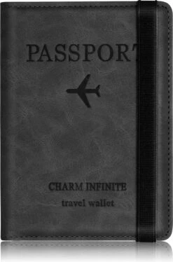 BOTC RFID Paspoorthoesje - RFID Signaal Blokkeren - Paspoorthouder - Roze