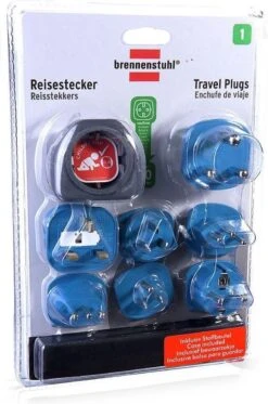 Brennenstuhl Reisstekkerset, Stekkeradapter (met Verschillende Opzetstukken Voor Meer Dan 150 Landen, 7 X Stekkerinzetstukken), Zwart -Voyago Winkel 795x1200 15