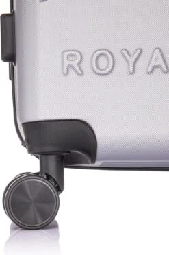 Royalty Rolls Amsterdam Handbagage Koffer 52 Cm - 25 Liter - Zilvergrijs -Voyago Winkel 796x1200 2