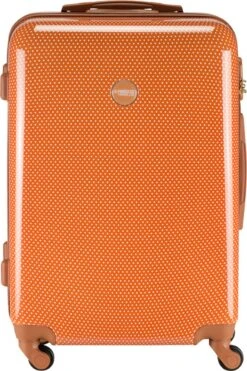 Princess Traveller Trendy Dots - Reiskoffer - Terra - M - 66cm -Voyago Winkel 798x1200 7