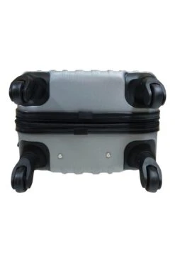 SB Travelbags 'Expandable' Handbagage Koffer 53cm 4 Wielen Trolley - Zilver -Voyago Winkel 799x1200 123