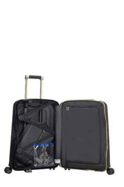 Samsonite Reiskoffer - S'Cure Dlx Spinner 55/20 (Handbagage) Black/Gold Deluscious -Voyago Winkel 799x1200 126