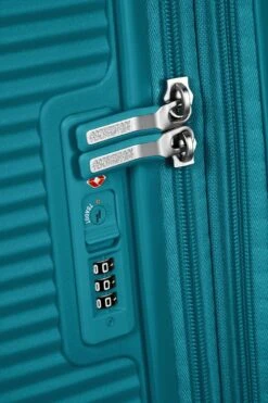 American Tourister Soundbox Spinner Spinner Reiskoffer (Medium) - 81 Liter - Jade Green -Voyago Winkel 799x1200 6