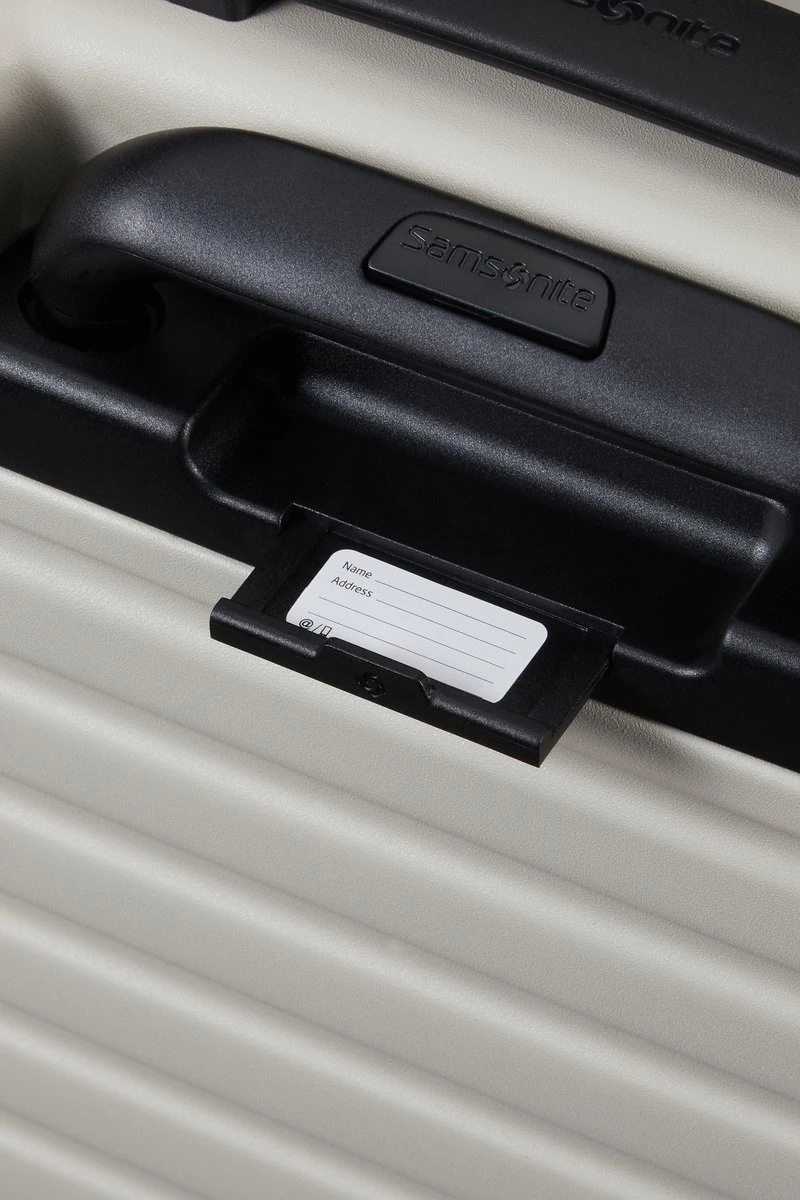 Samsonite Reiskoffer - Stackd Spinner Uitbreidbaar (4 Wielen) 55 Cm Handbagage - Sand - 2.8 Kg 4 Samsonite Reiskoffer - Stackd Spinner Uitbreidbaar (4 Wielen) 55 Cm Handbagage - Sand - 2.8 Kg - Afbeelding 2