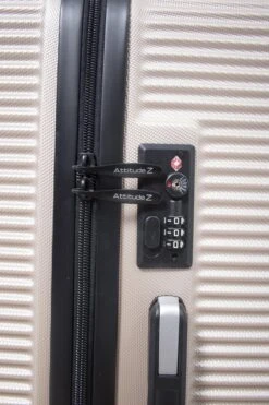 AttitudeZ Air-Z Reiskoffer Medium Champagne 67cm - TSA-slot -Voyago Winkel 800x1200 20