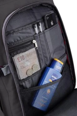 CabinMax Metz Reistas– Handbagage 44L- Rugzak – Schooltas - Backpack 55x40x20cm – Lichtgewicht - Zwart/Donkerblauw (MZ BK) (MZ BK/NY) -Voyago Winkel 800x1200 201