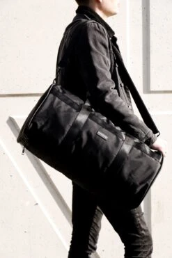 Norlander Twill Weekendtas 50L - Rugtas - Met Draagriem - Zwart -Voyago Winkel 800x1200 218