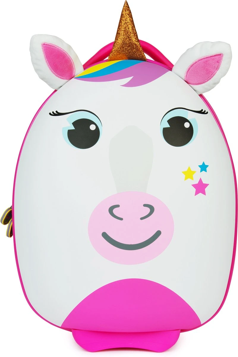 Boppi - Kindertrolley - Eenhoorn - Handbagage - Lichtgewicht - Duurzaam - 17L 7 Boppi - Kindertrolley - Eenhoorn - Handbagage - Lichtgewicht - Duurzaam - 17L - Afbeelding 5