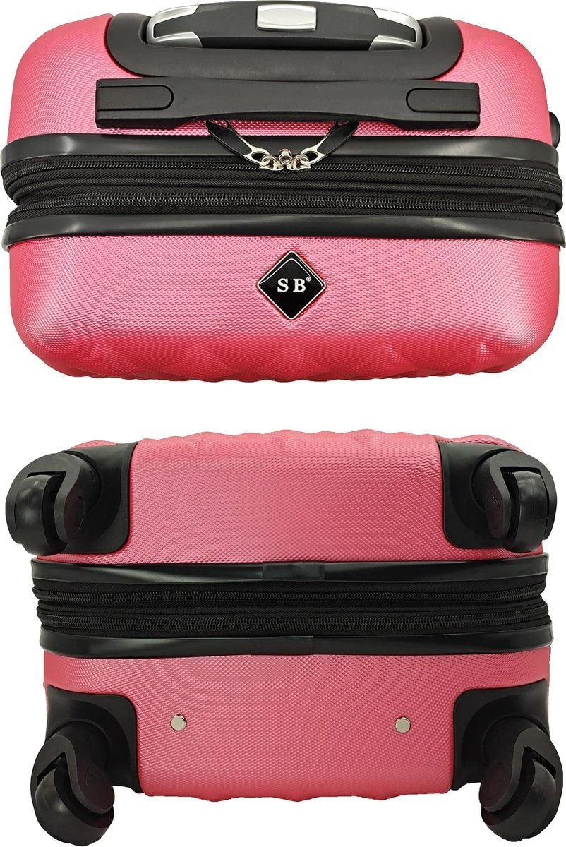 SB Travelbags 'Expandable' Bagage Koffer 75cm- Roze 4 SB Travelbags 'Expandable' Bagage Koffer 75cm- Roze - Afbeelding 2