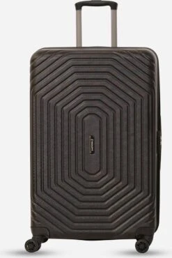 ©TROLLEYZ - Florence No.7 - Reiskoffer 78cm Met TSA Slot - Dubbele Wielen - 360° Spinners - 100% ABS - Reiskoffer In Night Black -Voyago Winkel 802x1200 5