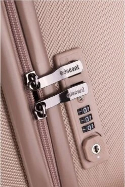 Decent Tranporto-One Reiskoffer 66 Cm - Zalmroze -Voyago Winkel 804x1200 15