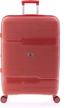 Gladiator Boxing Middelgrote Koffer Expandable 67 Cm 70/80 Liter TSA Slot - Koraalrood -Voyago Winkel 804x1200 16