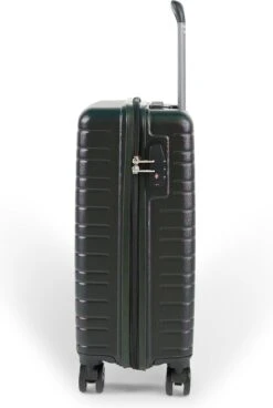 ©TROLLEYZ - Amsterdam No.9 - Trolley - 55cm Met TSA Slot - Dubbele Wielen - 360° Spinners - 100% ABS - Handbagage Koffer In Night Black -Voyago Winkel 805x1200