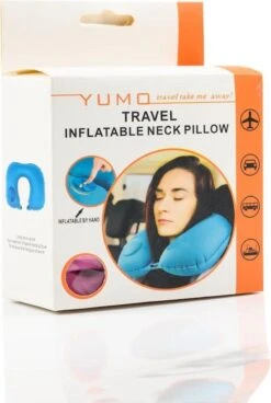 Merkloos Decopatent® Reiskussen - Nekkussen - Automatisch Instellen Op Hardheid - Opblaasbaar -Travel Pillow - Slaapkussen - Vrouwen & Man -Voyago Winkel 806x1200 10