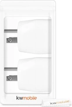 Kwmobile 2x Reisstekker Type B - Ideaal Voor Reizen In Amerika, Canada En Thailand - Voor Stopcontacten Type B - Wit -Voyago Winkel 809x1200 10