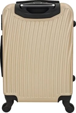 SB Travelbags Bagage Koffer 65cm 4 Wielen Trolley - Champagne -Voyago Winkel 810x1200 1