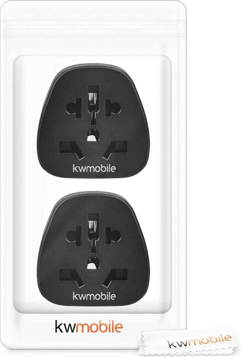 Kwcommerce Reisstekker UK Naar EU – Geschikt Voor Stopcontacten Type C, E En F - Set Van 2 Stuks - Reisadapters - Zwart 6 Kwcommerce Reisstekker UK Naar EU – Geschikt Voor Stopcontacten Type C, E En F - Set Van 2 Stuks - Reisadapters - Zwart - Afbeelding 4