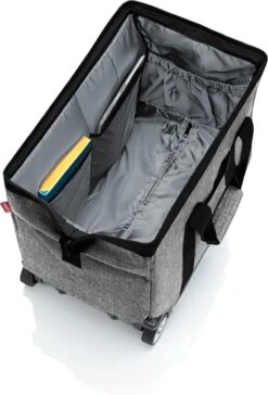 Reisenthel Allrounder Trolley Reiskoffer Reistas Op 2 Wielen - 30L - Twist Silver Grijs -Voyago Winkel 814x1200 2