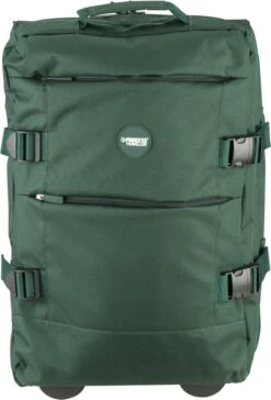 Princess Traveller Harlem - Handbagage Reistas - Duurzaam - Recycled PET - Small - Donker Groen (55cm)