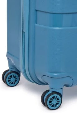 ©TROLLEYZ - Paris No.5 - Trolley - 55cm Met TSA Slot - Dubbele Wielen - 360° Spinners - 100% Polypropyleen - Handbagage Koffer In Ice Blue -Voyago Winkel 819x1200