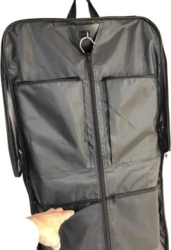 Luxe Mantel Togahoes - Toga - Handbagage Reistas - Kostuumtas - Kledingtas - 177 Cm Opvouwbaar -Voyago Winkel 822x1200 2