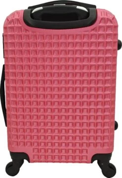 SB Travelbags Handbagage Koffer 51cm 4 Wielen Trolley - Roze -Voyago Winkel 824x1200