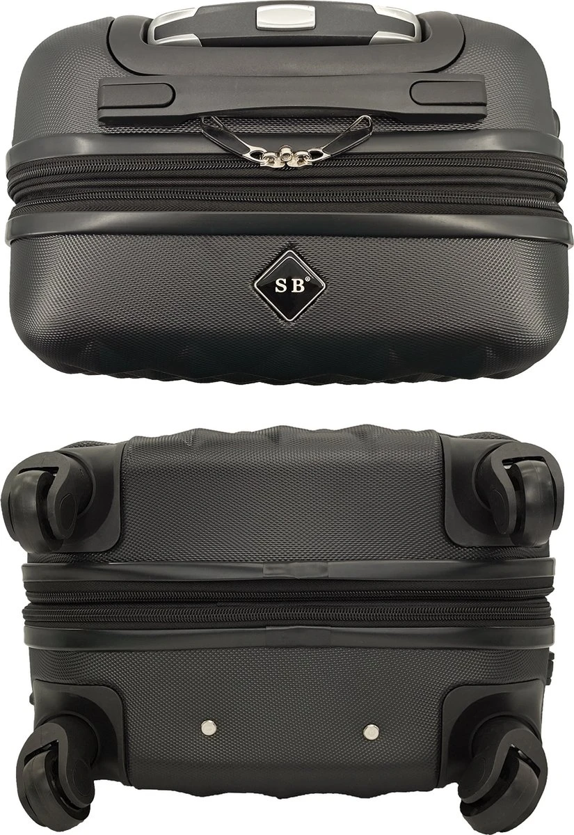SB Travelbags 'Expandable' Bagage Koffer 65cm- Zwart 9 SB Travelbags 'Expandable' Bagage Koffer 65cm- Zwart - Afbeelding 7