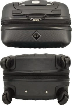 SB Travelbags Kofferset - 2 Delige 'Expandable' Koffer - Zwart - 65cm/55cm -Voyago Winkel 825x1200 6