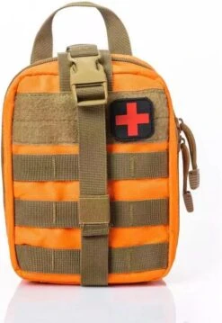 Alta-X Outdoor - EHBO Tas Oranje - Medicijntas - First Aid Bag - Jacht Survival Militaire Edc Pack Molle - Tactical Heuptas Outdoor Sos Pouch Leger Medische Kit Taille Riem Rugzak -Voyago Winkel 825x1200 9