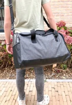 Reistas Deluxe | 40 Liter Weekendtas | 52x 26x 32cm | Reistas | Sport Tas | Grijs -Voyago Winkel 831x1200 5