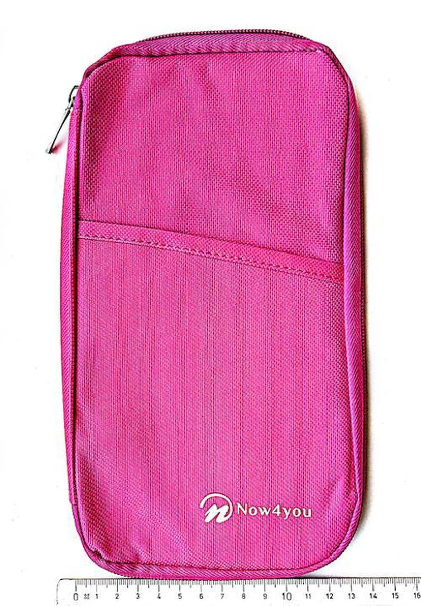 Travel Organizer - Reis Portemonnee – Paspoorthoesje- Roze 4 Travel Organizer - Reis Portemonnee – Paspoorthoesje- Roze - Afbeelding 2