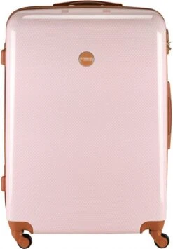 Princess Traveller Trendy Dots - Reiskoffer- Roze - L - 76cm -Voyago Winkel 835x1200 5