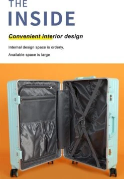 TOP AA Reis Kofferset - Trolleyset 3-delig Met TSA Slot Aluminum Frame, Kleine Cabine En Groot, ABS Luggage, (20+24+28 Inches 3 Pc Set), Roze/pink -Voyago Winkel 836x1200 4