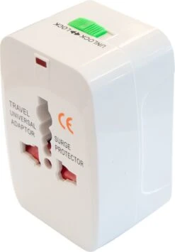 Merkloos Reisadapter/stekker / Travel Adapter / Internationale Reisadapter 125V~250V UK/SP/IT/US/EU -Voyago Winkel 836x1200 8