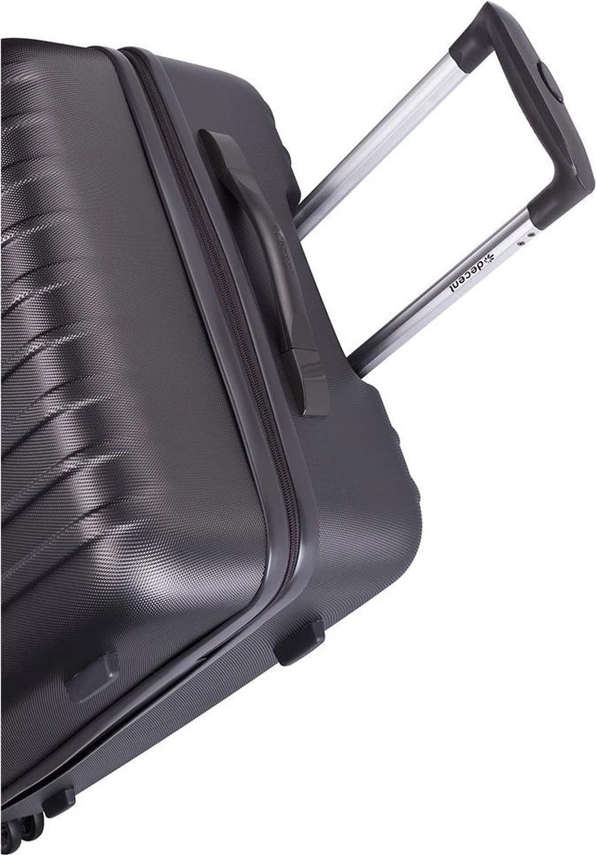 Decent Tranporto-One Medium Koffer - 66 Cm - TSA Slot - Anthracite 7 Decent Tranporto-One Medium Koffer - 66 Cm - TSA Slot - Anthracite - Afbeelding 5