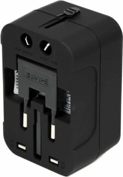 Benson Wereldstekker - Reisadapter - Internationaal - 2 USB Poorten - Zwart -Voyago Winkel 837x1200 9